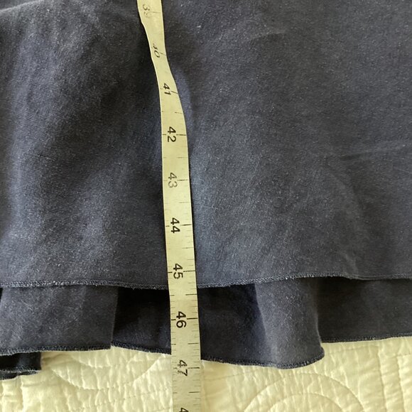 Luna Luz Fit & Flare Maxi 100% Linen Dress Size S Flowy - Picture 9 of 16